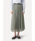 Tulle Soleil Pliss' Skirt - Stone